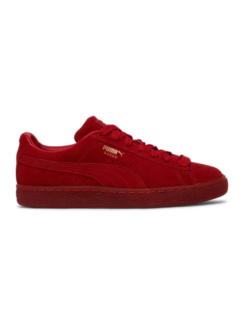 Puma Suede Classic Jr 'Mono Gold - Barbados Cherry'